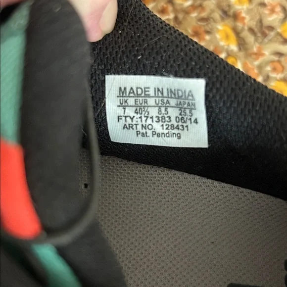 Salomon XR Mission 1 Teal and Red Trail women’s Running Shoes size 8.5 - Picture 10 of 13